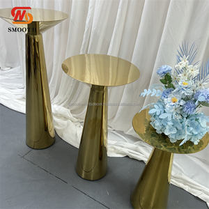 Nuevo y Elegante Soporte de Flores de Acero Inoxidable para Bodas, Soporte de Flores para Pasillo de Boda, Accesorio para Bodas - Product Image 6
