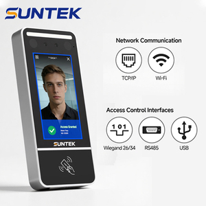 Terminal de reconnaissance faciale Linux <span class=keywords><strong>OS</strong></span> 5 pouces pour la gestion du temps et des présences avec lecteur de veine palmaire et de lecteur d'empreintes digitales en option - Product Image 3