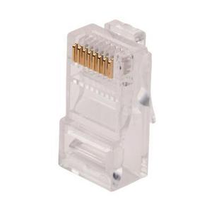 <b>Rj45</b> Connector Cat5e 8p8c 8 Core Copper Alloy Ethernet Plug For Network <b>Cable</b> - Product Image 1