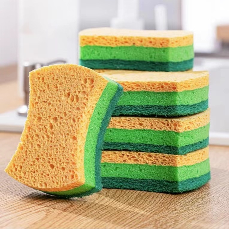 Coton vert triple couche de pâte de bois (en forme de taille)