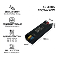 Fuente de Alimentación LED de 24V 100W con Carcasa Delgada de Aluminio, Salida Estable para Iluminación de Calles, Decoración Comercial y Proyectores