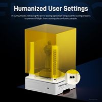 Station de lavage et de durcissement de résine For Mercury X Bundle 7000 ml avec connectivité USB, structure métallique pour le post-traitement de grands modèles