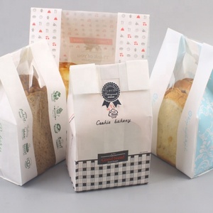 Factory Wholesale Food Grade <b>Bread</b> Baking Kraft Paper <b>Bag</b> with Window for Baking Sugar and Noodles - Product Image 4
