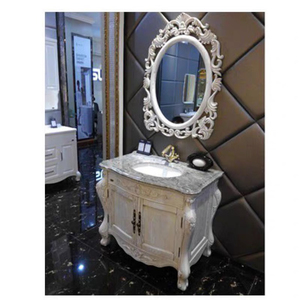 Meubles <span class=keywords><strong>de</strong></span> <span class=keywords><strong>salle</strong></span> <span class=keywords><strong>de</strong></span> bains <span class=keywords><strong>de</strong></span> luxe, mobilier haut <span class=keywords><strong>de</strong></span> gamme <span class=keywords><strong>en</strong></span> bois <span class=keywords><strong>de</strong></span> chêne <span class=keywords><strong>massif</strong></span> blanc, placard à miroir, armoire <span class=keywords><strong>de</strong></span> toilette - Product Image 2