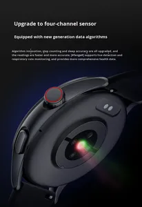 <span class=keywords><strong>Reloj</strong></span> Inteligente con Pantalla AMOLED, Resistente al Agua 3ATM, Cámara HD de Silicona, Pantalla Táctil, Carga Magnética, Monitor de Frecuencia Cardíaca, Monitor de Sueño - Product Image 4