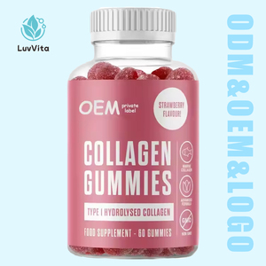 Gomitas de Colágeno Hidrolizado de Marca Privada con Aminoácidos Esenciales para <span class=keywords><strong>el</strong></span> Cuidado de la Piel, Cabello y Uñas, Suplemento Dietético - Product Image 1