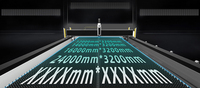 Prix direct usine X3-PLUS Découpeuse laser fibre personnalisée 12000+N X 3200mm Type rail au sol Grande machine CNC pour tôles métalliques
