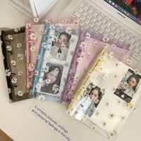 Daisy PVC Mini Budget-Planer Ringbuch A7/A5/A6 Spiralgebundenes Notizbuch mit Loseblattbindung für Finanzmanagement und Geschenke
