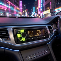 Single-DIN-Autoradio mit MP3-Player, Bluetooth, digitaler LED-Anzeige, USB, AUX und FM-Radio