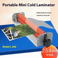 Plastifieuse manuelle portable A4 de 12 pouces, petite machine à plastifier à froid