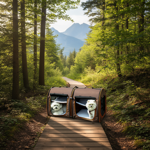 Bolsa de Viaje Grande para Mascotas DB, Capacidad de 20 Kg, Cierre de Cremallera, Transportador Plegable Portátil de Poliéster Oxford para Perros y Gatos, Ideal para Senderismo - Product Image 2