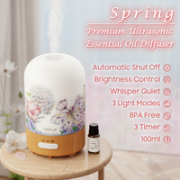 Diffuseur d'arômes ultrasonique à 360 degrés, machine à parfum, humidificateur à brume froide électrique, diffuseur d'huiles essentielles pour hôtel et maison