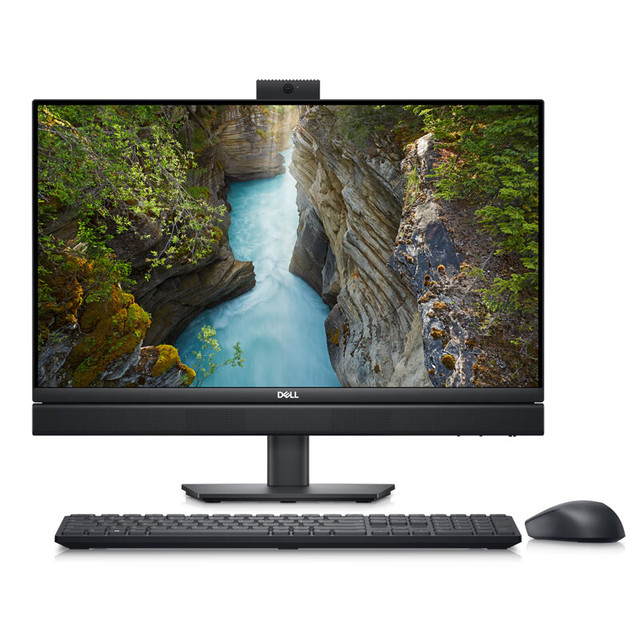 DellS OptiPlex 7420 23.8-inch all-in-one computer, 14th Gen Intel i5-14500T processor, DDR5 memory, M.2 SSD, touch optional.