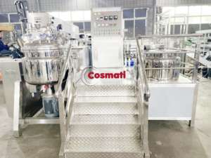 COSMATI-Épilateur liquide <span class=keywords><strong>pour</strong></span> visage et escargot, équipement de fabrication de crème, homogénéisateur sous vide, émulsifiant, CE GMP standard - Product Image 3