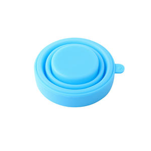 Wholesale Portable Silicone Foldable <strong>Travel</strong> Cup Retractable Lid Outdoor Camping Picnic Style Business Trip Mouthwash Cup - Product Image 5