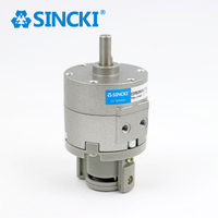 Actuador Rotatorio de Paletas SINCKI Serie CRB2BW30, Cilindro Neumático de Doble Acción con Giro de 90/180/270 Grados para Dispositivos de Automatización