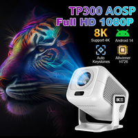 Projecteur portable Topleo Android 14 5G WiFi avec mise au point automatique, home cinéma LCD 1080p 4K, mini projecteur intelligent HD HIFI stéréo