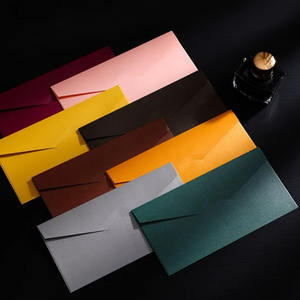 Invitation de <span class=keywords><strong>mariage</strong></span> personnalisée, romantique et luxueuse, carte cadeau VIP, coupon, portefeuille en papier, enveloppe en papier perlé vintage - Product Image 3