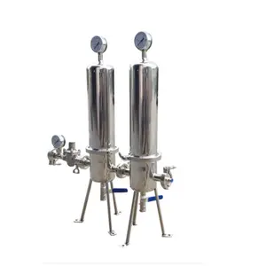 Stainless Steel SS304/316L Water Liquid Air Sanitary Filter Cartridge Housing