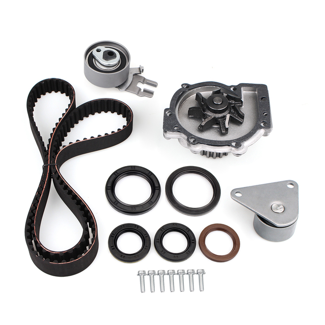 Timing Belt Water Pump Kit Fit for 01-11 Volvo C30 C70 S40 S60 S80 V50 V70 XC70 XC90 2.3L 2.4L 2.5L