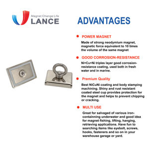 מאוד יציב ביצועים הצלה חזקה דיג מגנט neodymium מגנטים עבור דיג - Product Image 5