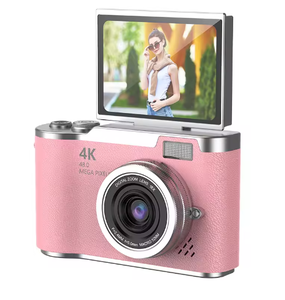 Cámara Digital Flip con Sistema <span class=keywords><strong>de</strong></span> Color Macaron LK007, Cámara Retro <span class=keywords><strong>de</strong></span> Nivel Básico para Estudiantes con Grabación <span class=keywords><strong>de</strong></span> Video para Niños y Niñas - Product Image 1