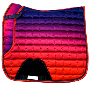 Almohadilla de Silla de Montar Ecuestre FHS-41 de Fizzan International para Salto de Caballos, Colorida (Fucsia, Rojo, Azul, Amarillo, Gris) - Product Image 2