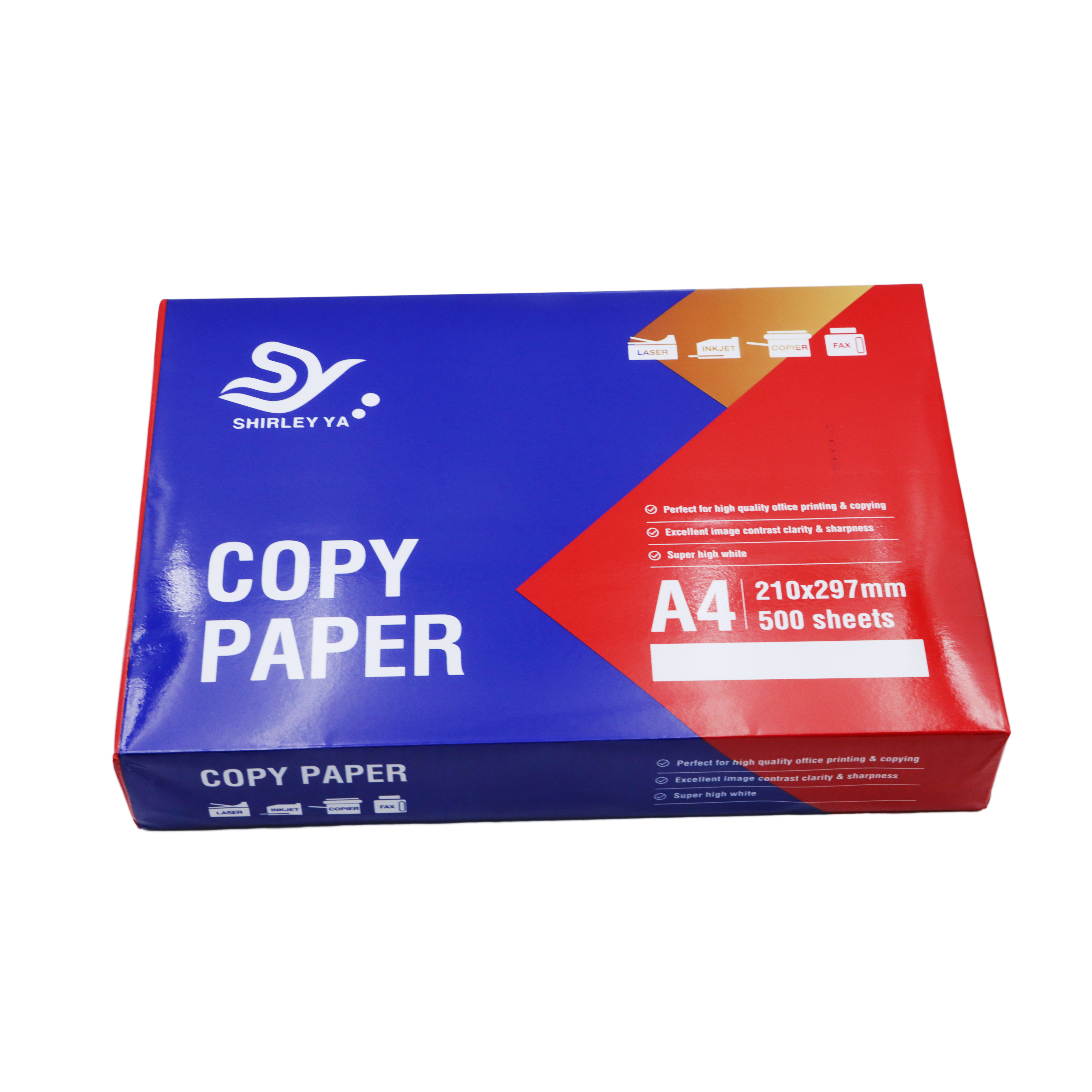 SHIRLEYYA papel de cópia China fabricantes rápido 8.5 "x 11" 75 GSM 100% polpa 216mm x 279mm papel de cópia tamanho carta papel de impressão