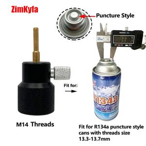 Adaptador de llenado de aguja para latas de refrigerante R134a ZimaKyfa AF02-PA_M14, nuevo, personalizable, OEM, negro - Product Image 5