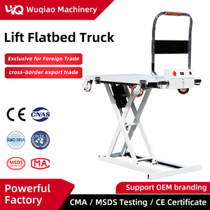 वकुइओ मशीनरी-निर्यात-केवल इलेक्ट्रिक फ्लैटबेड ट्रक स्वचालित हाइड्रोलिक लिफ्ट कैंची-प्रकार पोर्टेबल हैंडलिंग लौह भंडारण ओएम - Product Image 4