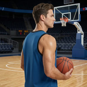 Séchage rapide Logo personnalisé Conception imprimé Teamwear Formation Maillots de basket-ball Évacuation de l'humidité Sublimation Maillot de basket-ball - Product Image 4