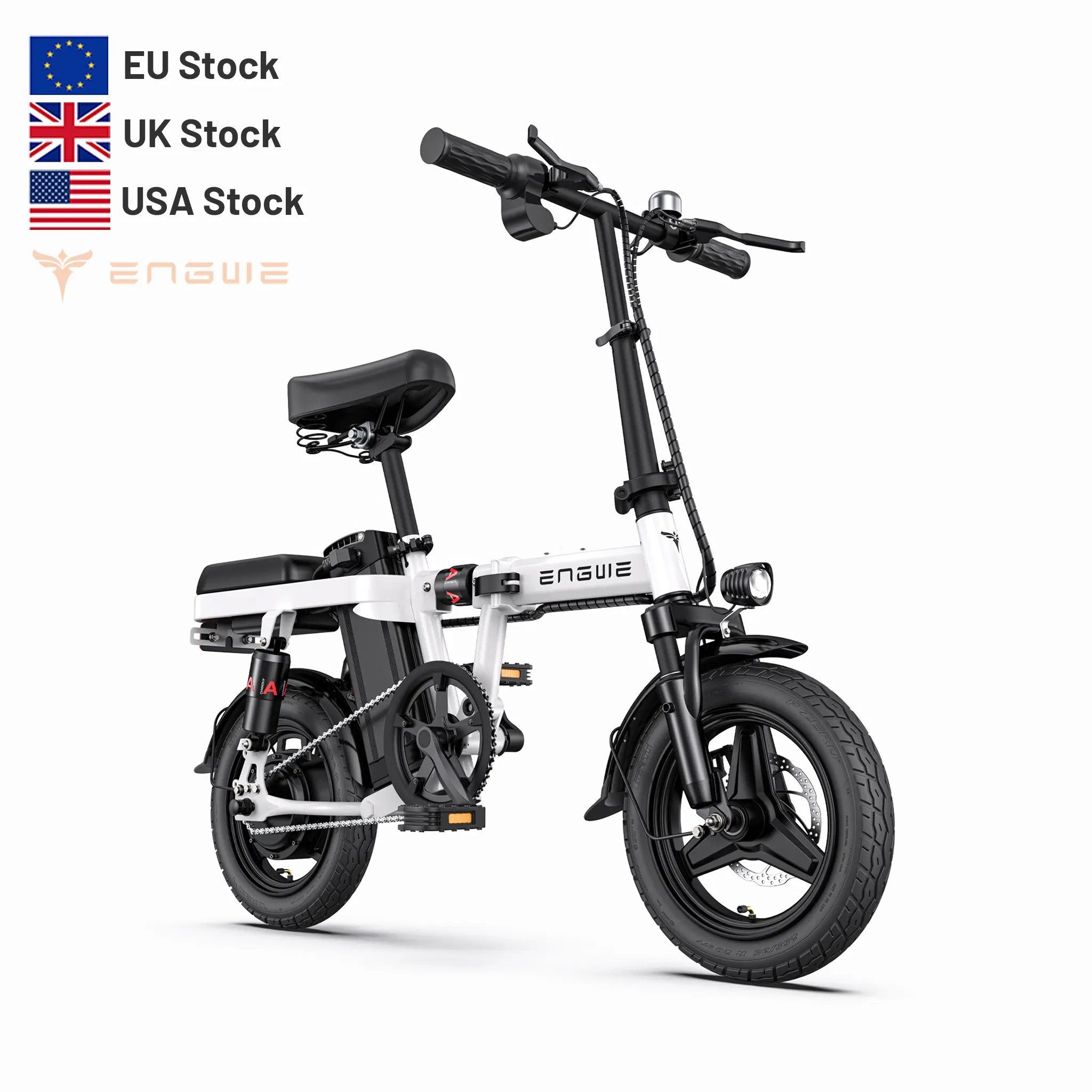 ENGWE T14 350W Motor Folding Bike 48V 10Ah Battery Cycle Electric Bicycle 14in Electric Road Bicycle