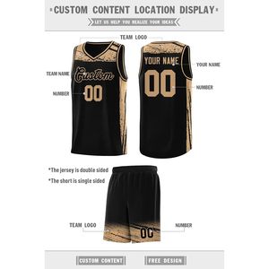 Camiseta de Baloncesto Personalizada con Cualquier Nombre y Número, Cuello en V, Sublimada, Absorbe la Humedad, para Hombres, Jóvenes, Adultos, Unisex - Product Image 4