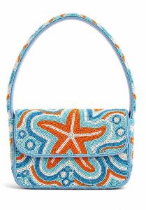 Handmade Glass Beaded Starfish Shoulder Bag Luxury Womens Handbag <b>Beach</b> Theme Purse OEM ODM Wholesale - Product Image 3