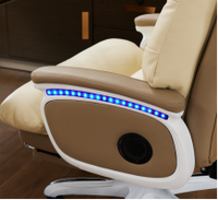 Chaise de bureau AOR en promotion avec éclairage RGB magique, design ergonomique, inclinaison réglable, idéale pour la maison, la chambre, le bureau et les cybercafés – Vente en gros usine