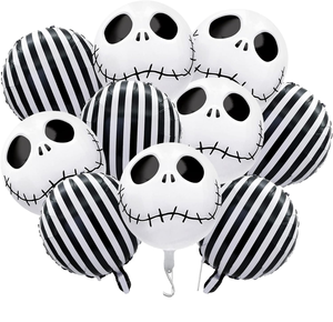 Set de 10 Globos Metalizados Ecológicos de 18 Pulgadas para Halloween, Decoraciones para Fiestas de Graduación y Día de la Madre - Product Image 1