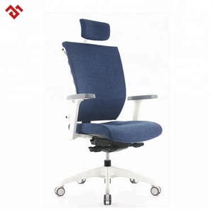 Chaise de bureau à dossier haut Mainstays avec appui-tête ergonomique, design moderne unique, en tissu, instructions d'assemblage faciles - Product Image 5