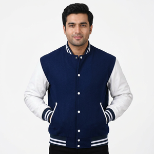 <b>Top</b> Selling Varsity Letterman Bomber Jacket Custom Logo Men Baseball Varsity Letterman Varsity Winter Jacket College - Product Image 1