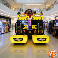Machine d'arcade de course automobile ZDYS avec niveaux de difficulté réglables