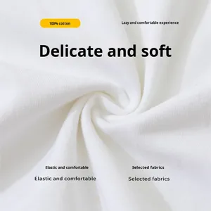 T-shirt 220g in maglia a manica lunga in puro cotone Anti-pilling Unisex Casual Casual primavera autunno tinta unita genitore-bambino - Product Image 4