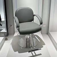 Nouveau Fauteuil de Salon de Coiffure Haut de Gamme en Acier Inoxydable, Réglable en Hauteur par Rotation, Exclusif pour Salons et Instituts de Beauté, Idéal pour la Coloration