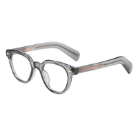 8638 CP Montura de Gafas Unisex Estilo Japonés Vintage con Protección Anti Luz Azul para Miopía, Soporte para Logotipo Personalizado