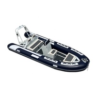 Vente flash - Bateau semi-rigide en fibre de verre/aluminium RIB 480 16 pieds - Bateaux pneumatiques Hypalon/PVC