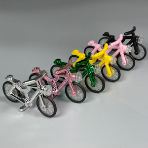 Accesorios de Bloques de Construcción para Bicicletas Electrochapados, Conjuntos de Bloques de Construcción para Bicicletas Compatibles con Mini Figuras de Acción, Juguetes de Plástico Personalizados - Product Image 3