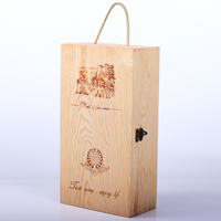 Boîte à vin en bois personnalisée de luxe avec logo gravé, vente en gros, emballage pour vin rouge, boîte cadeau recyclable pour champagne, Monlith