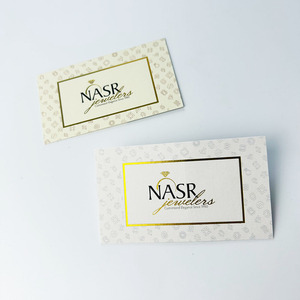 Formato su misura di lusso lamina d'oro timbratura biglietti <span class=keywords><strong>da</strong></span> <span class=keywords><strong>visita</strong></span> basso MOQ stampa Offset materiale di carta grazie biglietti in vendita - Product Image 3