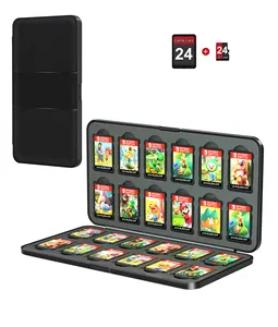 任天堂Switch/ OLED/ Lite游戏卡的高质量24合1存储卡游戏卡盒支架