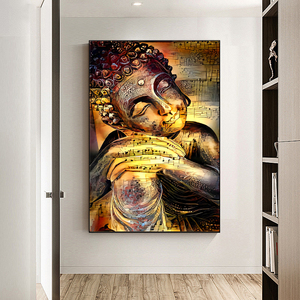 Street Graffiti High Quality Abstract <strong>Buddha</strong> Religion Art <strong>Canvas</strong> Wall Art <strong>Buddha</strong> Picture <strong>Canvas</strong> <strong>Painting</strong> - Product Image 3