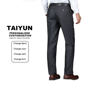 Oversize <span class=keywords><strong>a</strong></span> <span class=keywords><strong>righe</strong></span> laterali plissettate abito da uomo bianco nero cotone formale tuta regolabile <span class=keywords><strong>pantaloni</strong></span> Chino larghi - Product Image 1