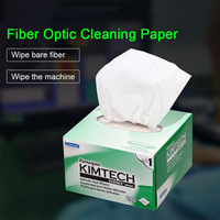 Connecteur de cordon de raccordement à fibre optique de haute qualité lingettes de nettoyage Kim Cleaner Kimwipe papier sans poussière
